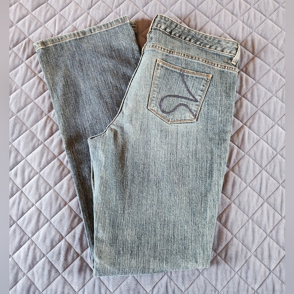 Simply Vera Bootcut Denim Jeans Sz 12 Womens - Picture 3 of 7